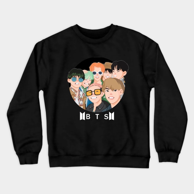 BTS = Bangtan Boys Crewneck Sweatshirt by RamzStore